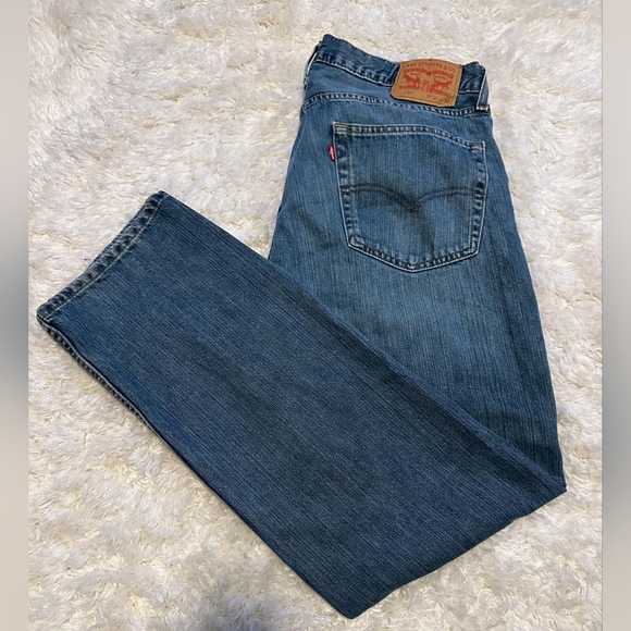 LEVI'S 559 Regular Fit Straight Leg Medium Wash Mens Denim Jean Sz. 36x34 - Picture 4 of 7